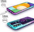 Silverback Bling Holographic Sparkle Case for Galaxy A52 5G / A52s 5G, Diamond Ring Protective Cover, Purple