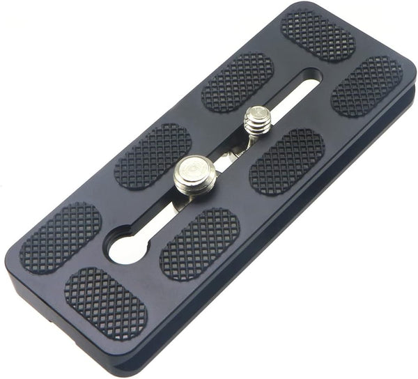 100mm Universal Quick Release QR Plate with 1/4" and 3/8" Mounting Screw for Tripod Mount DSLR Camera