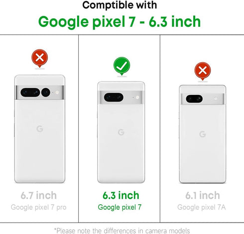 Christmas Clear Phone Case for Google Pixel 7, Christmas Red Heart Pattern Case Cover Soft Slim Shockproof Cover Boys Girls Phone Case for Google Pixel 7-Red Heart
