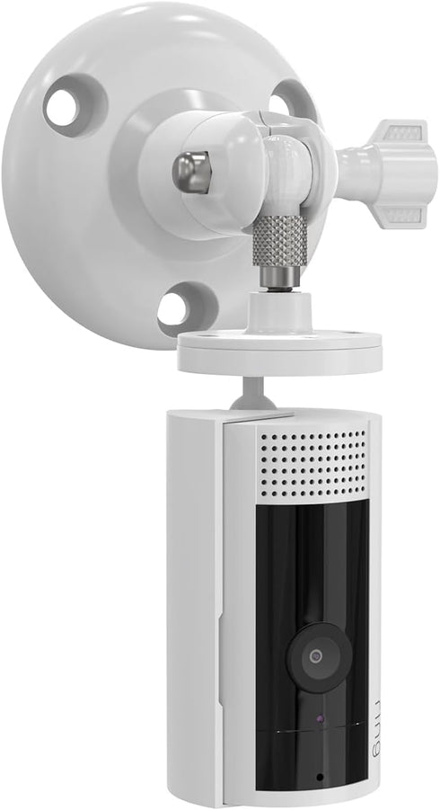 Wall Mount for R-ing Indoor Cam (2nd Gen), Adjustable Security Bracket for Indoor Cam - White