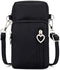 Women's Crossbody Phone Bag Purse Pouch Wristlet Wallet Case with Card Zip Pocket