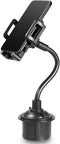 Cup Holder Phone Mount, Black, Fits 4.3 in Wide Phones