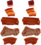 10Pcs Fake Meat Pork Ribs Artificial Food Props Lifelike Meat Fake Food
