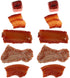 10Pcs Fake Meat Pork Ribs Artificial Food Props Lifelike Meat Fake Food