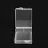 Taidda Battery Holder Case, Sturdy 10Pcs Clear Plastic Dampproof Storage Box for Digital Camera