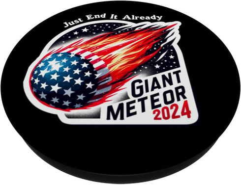 Funny 2024 Election Giant Meteor Candidate Independent PopSockets Standard PopGrip