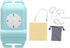 Zopsc MP3 8GB, Swimming MP3 Player with Headphones, Waterproof, for and Running, Supports and WMA Music Playback