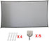 Lovskoo 150 Inch 16:9 Outdoor Projector Screen Washable Movie Screen for Outdoor Use Folding Screen Portable Projector