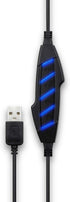Aluratek Wired USB Stereo Headset with Noise Cancelling Boom Mic for Distance Learning, Zoom, Gaming, Music Play & More