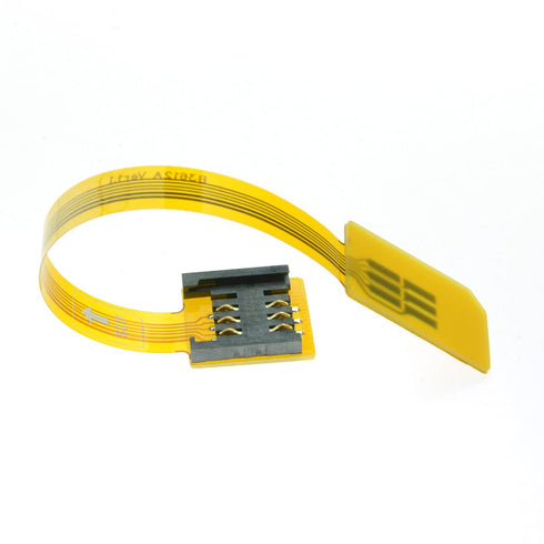 cablecc GSM CDMA Standard UIM SIM Card Kit Male to Female Extension Soft