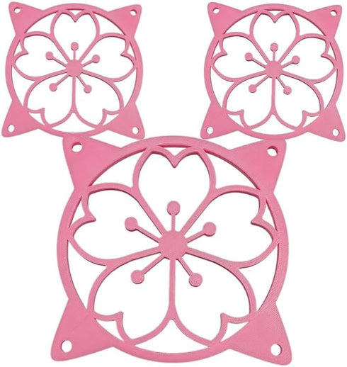 SplashNColor 120mm Sakura Fan Grill Decorative Cover, Super Cute Functional Cherry Blossom