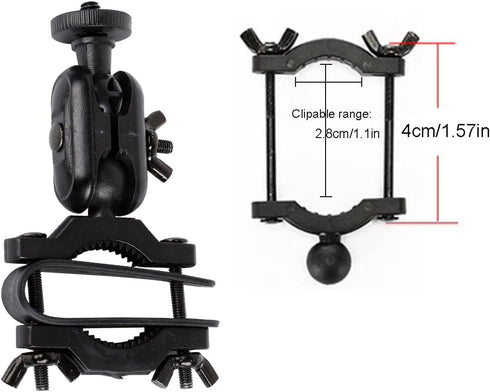 PellKing Dash GoPro Mount Rear View Mirror Holder Suction Cup Kit for Insta360 X4/X3, One R, Rs, GoPro 11/10/9/8/7/6/5