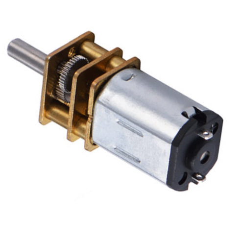 Lagogia 3V 200RPM GA12-N20 3mm Pack 1, Micro DC Gear Speed Reduction Motor with Full Metal Gearbox Motor Shaft