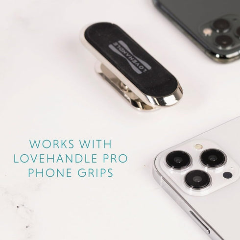 LOVEHANDLE PRO Mount - Magnetic Phone Holder for Car - Portable Electronic Device Mount