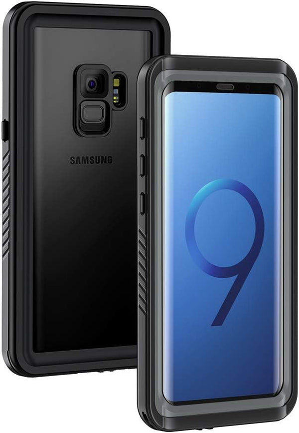 Lanhiem for Samsung Galaxy S9 Case - IP68 Waterproof Dustproof with Built-in Screen Protector