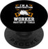 I'm A Construction Worker Master Of Tools - PopSockets Swappable PopGrip for Construction Enthusiasts
