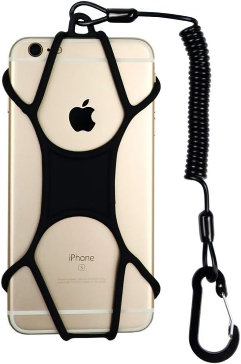 Gear Beast Universal Phone Lanyard Holder, Silicone Neck Strap and Ring Grip for Cell Phones