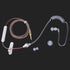 Yoidesu Universal 3.5mm Jack Acoustic Hollow Air Tube Earbuds with Microphone, Anti-Radiation Wired Earpiece (Clear)