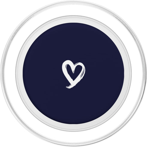 PopSockets MagSafe PopGrip for iPhone: White Minimalist Heart Navy Blue