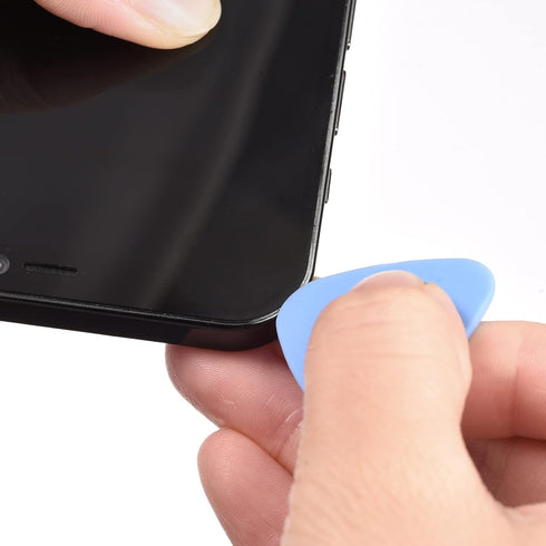 MECCANIXITY 50pcs Phone Pry Opening Tools, Light Blue Plastic for Mobile Phone LCD Screen Repair