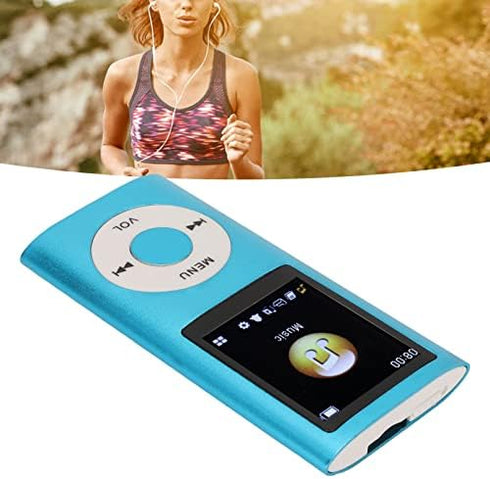 Tangxi MP3 Player/MP4 Player,MP4 1.8 Inch 64G Card,8h Music Player with Earphones,Classic Digital LCD Screen,Support