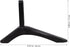 Cabilock Universal TV Stand Screws Adjustable Tabletop TV Base Bracket Height Adjustable Sturdy Metal Construction