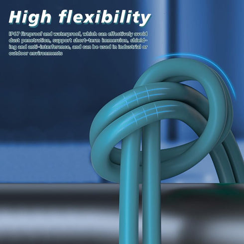M12 to RJ45 Industrial Ethernet Cable: Automation Systems Interconnect M12 4 Pin D Code Male to RJ45 Male