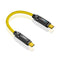 Poyiccot Short USB C to USB C Cable 6inch, 140W Short Cable, 20Gbps with LED Light, 8K@60Hz for Thunderbolt 3