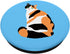Calico Cat Drawing, Calico Lovers, Calico Gift PopSockets PopGrip: Swappable Grip for Phones & Tablets