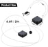 I3C 1 6.6ft/2m PCS Retractable Remote Control Tether, Remote Cable Lock Remote Leash for TV Remotes Game Controllers