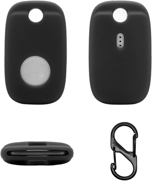 4PCS Case for Tile Pro 2022 - Soft Silicone Skin Cover, Shock-Absorbing Protective Case with Carabiner