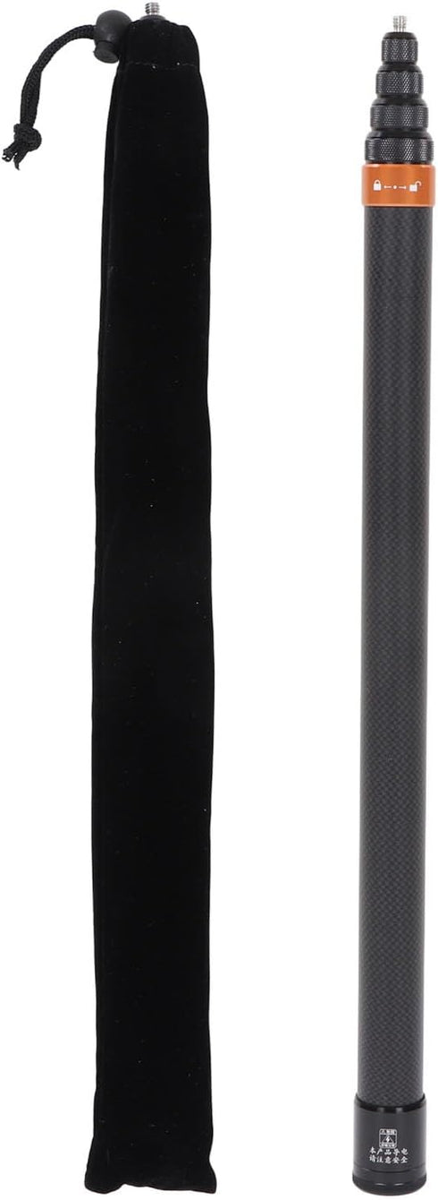Yunseity Action Camera Selfie Stick, 9.8ft Extendable Selfie Stick, 9 Sections Aluminum Alloy