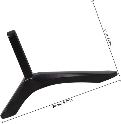 UKCOCO Universal Tabletop Tv Stand Base with Screws Aluminum Alloy Desktop Mount Holder Replacement for Flat Screen