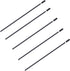 SJZBIN 5PCS Black Plastic Protective Antenna Tubes with Cap Suitable for Remote Control