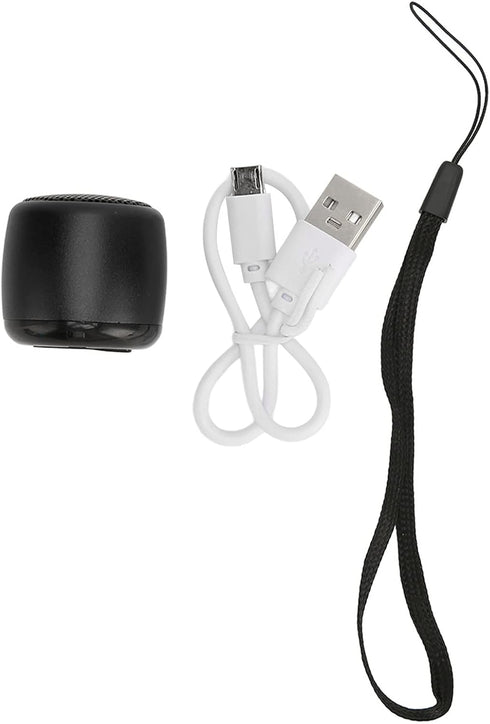 Mini Speaker, USB Charging, Large Volume Hands-Free Calling Small Wireless Speaker for PC and Phone (Black)
