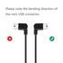 YQMAJIM GPS Charger Cable, 16.5Ft Dash Cam Power Cord, Pure Copper Thicker 90 Degree Mini USB for Garmin Nuvi GPS