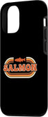 Vintage Retro 70s Salmon Fishing 12/12 Retro Salmon River Fishing Vibe Case for iPhone Pro
