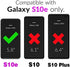 Asuwish Phone Case for Samsung Galaxy S10e with Tempered Glass Screen Protector and Card Holder Slot