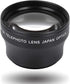 2X Telephoto Lens, HD Converter Lens for 37mm Mount Camera, Doubles Camera Zoom Default