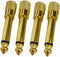 1/4 Mono to 1/8 Mono Adapter, 6.35mm TS Male Plug to 3.5mm Female Audio Connector - 4 Pcs