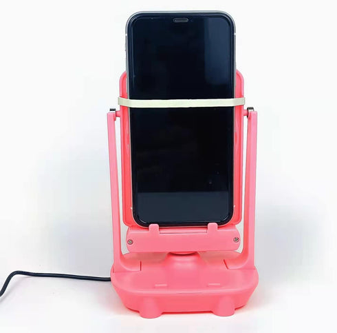 Phone Swing Step Shaking Device, Steps Counter Accessories for Cellphone Pedometer, USB Powered for 2 Phones