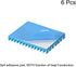 uxcell 5x30x40mm Blue Aluminum Heatsink Cooler Thermal Adhesive Pad for 3D Printers, 6Pcs