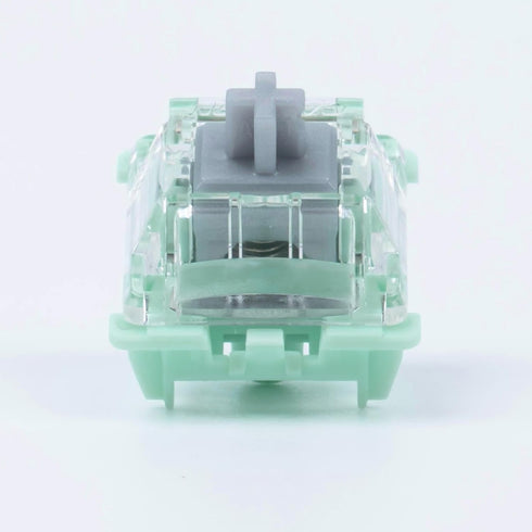 Kutethy X Gateron Jade Series 3.0 Double-Stage Spring Silver Switches, 10pcs 3-Pin 45gf for Mechanical Keyboard