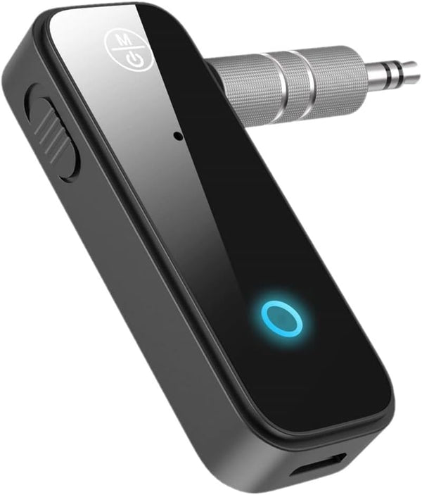 ORIA Bluetooth 5.0 Receiver for Car, Upgraded Aux Bluetooth Adapter, 2 in 1 Transmitter Receiver with Noise Cancelling