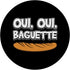 Oui Oui Baguette Cool French Language Pride Novelty Gift PopSockets Standard PopGrip