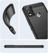 Nokia C21 Plus Case with HD Screen Protector - Non-Slip Shock-Absorption Flexible TPU Carbon Fiber Bumper, Navy