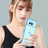 KANGHAR Cute Love Heart Soft TPU Bumper Case for Google Pixel 8 5G, Shockproof Protection for Women Girls, Blue
