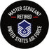 Master Sergeant Retired Air Force Military Retirement Gifts PopSockets Swappable Grip