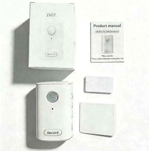 EFCWGIA 120-degree PIR Sensor recordable Motion Sensor Speaker, Talking Products Voice recordable, Motion Alarm Sensor