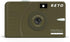 RETO Ultra Wide Slim 35mm Reusable Daylight Film Camera - 22mm Wide Lens, Focus Free, Lightweight (Olive)